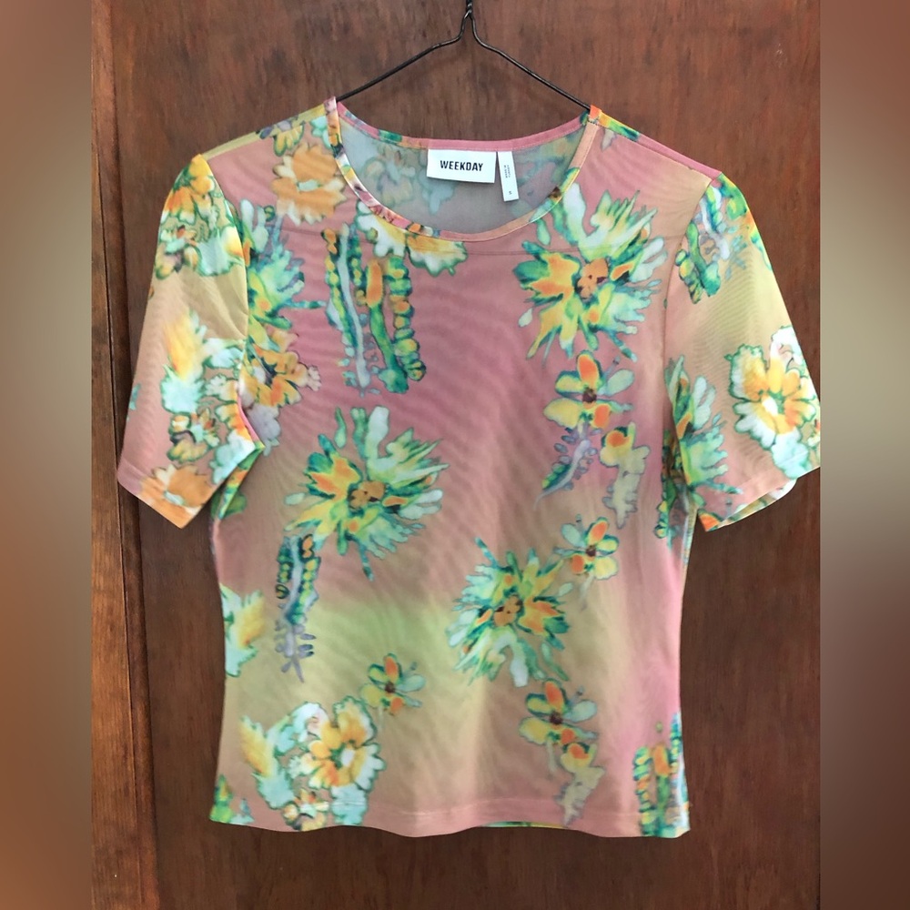 Weekday mesh shirt